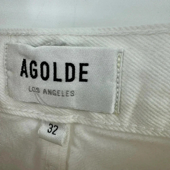 Agolde Parker Long Short Dough Size 32 B2287 - Picture 7 of 10